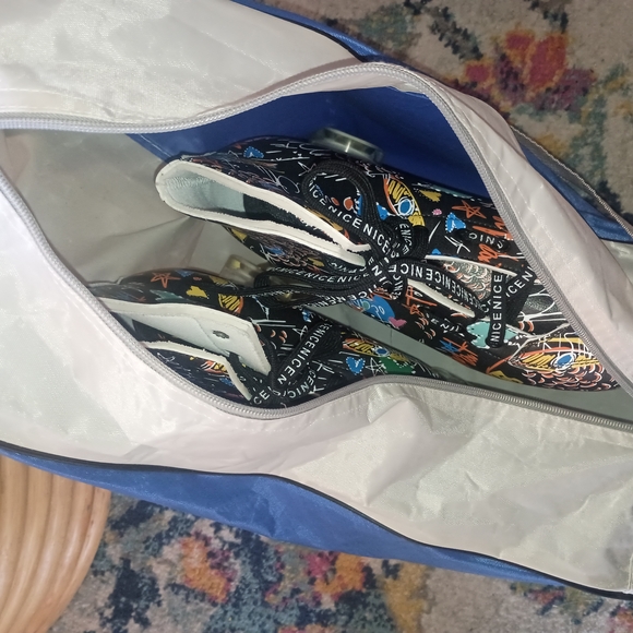 Colorful Graffiti Roller Skates US Womens 10.5 - Picture 7 of 8